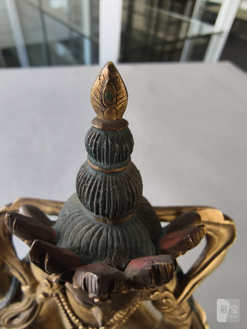 A gilt-bronze figure of a Bodhisattva - 图20